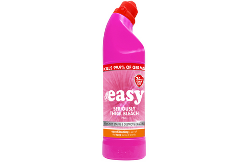 12 x Easy Bleach Premium Pink Coloured 750ml | Affordable & Durable - Product Image 12 x Easy Bleach Premium Pink Coloured 750ml | Affordable & Durable - Product Image